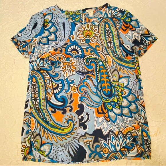 J . Crew Multicolored top - Picture 1 of 3